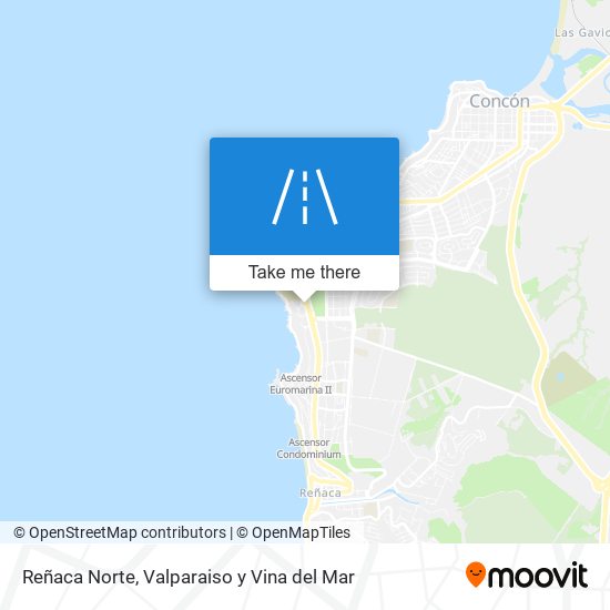 Reñaca Norte map