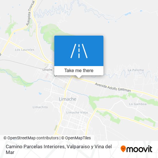 Camino Parcelas Interiores map