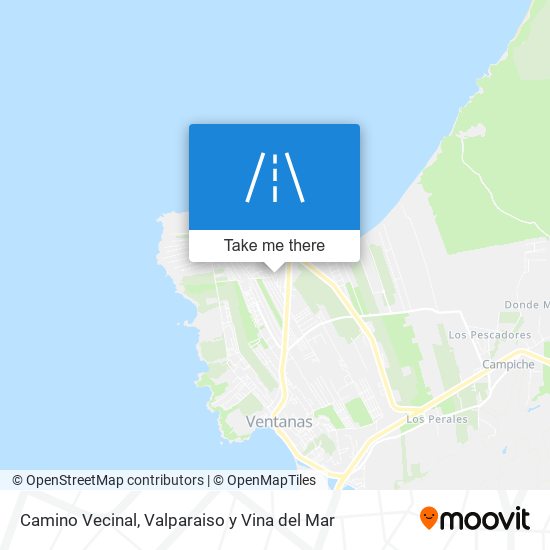 Camino Vecinal map