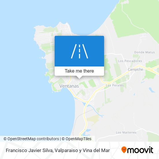 Francisco Javier Silva map