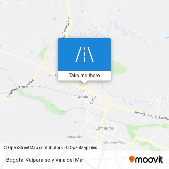 Bogotá map