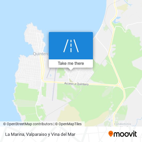 La Marina map