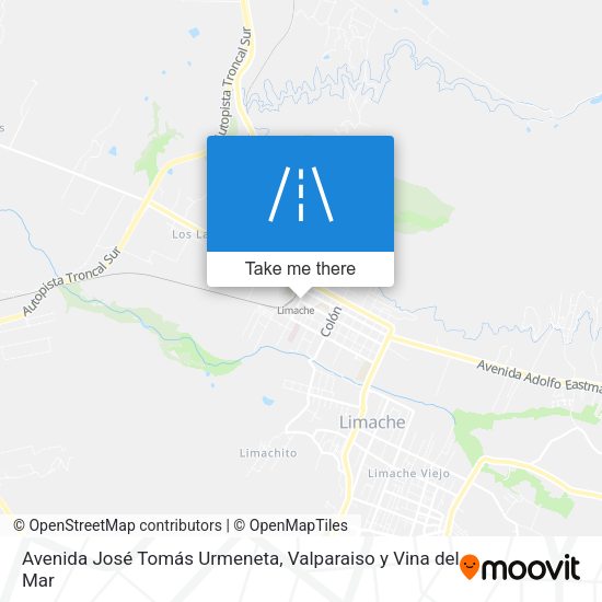 Avenida José Tomás Urmeneta map