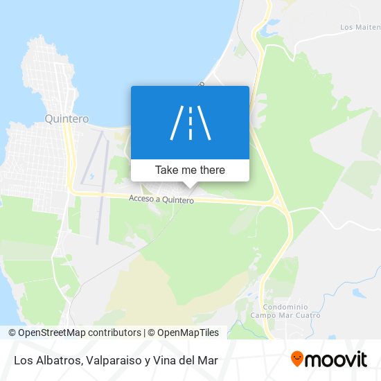 Los Albatros map