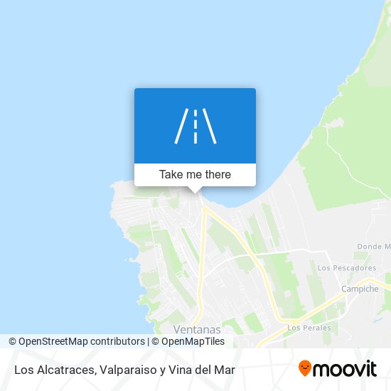 Mapa de Los Alcatraces