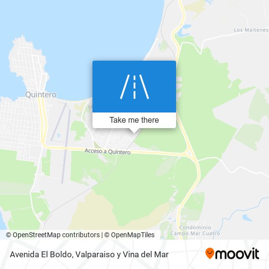 Avenida El Boldo map