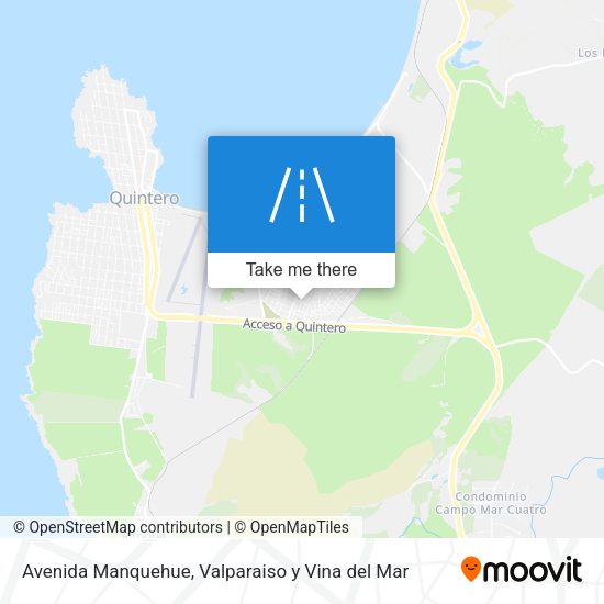 Mapa de Avenida Manquehue