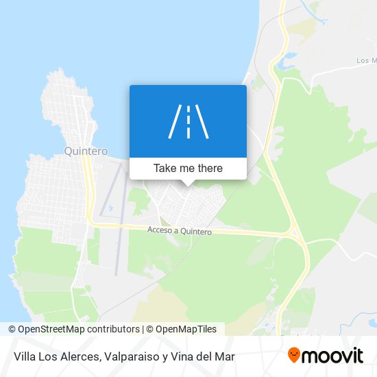 Villa Los Alerces map