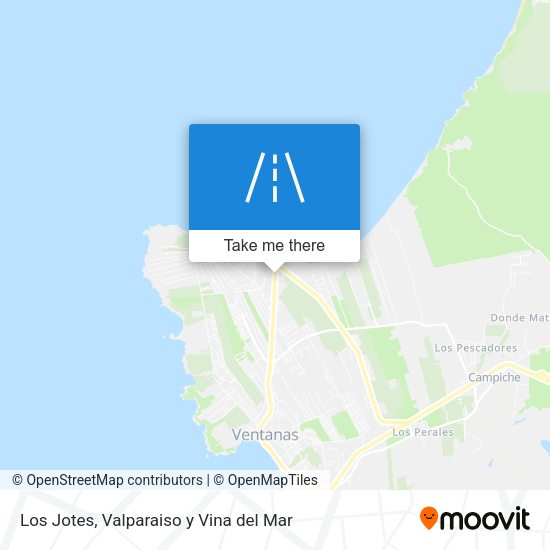 Los Jotes map