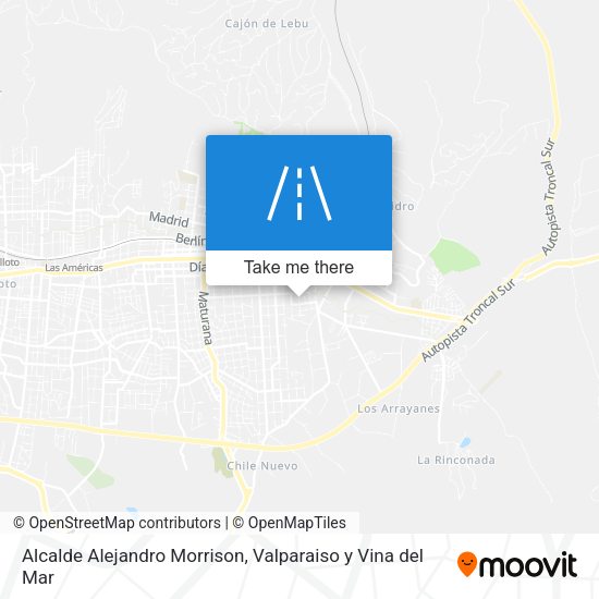 Mapa de Alcalde Alejandro Morrison