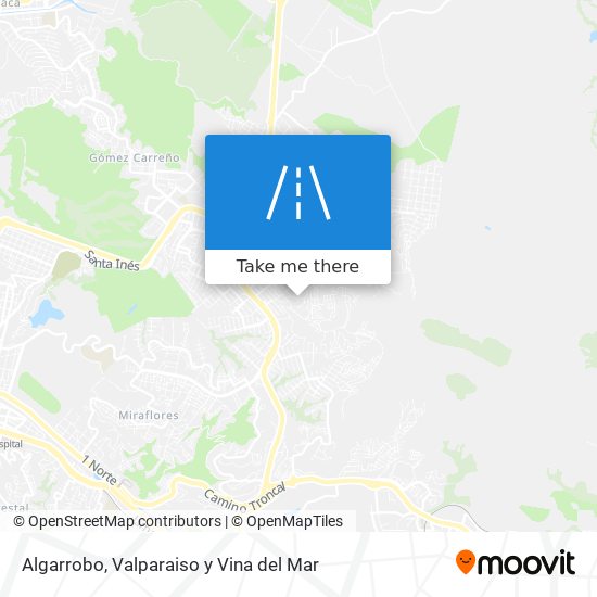 Algarrobo map