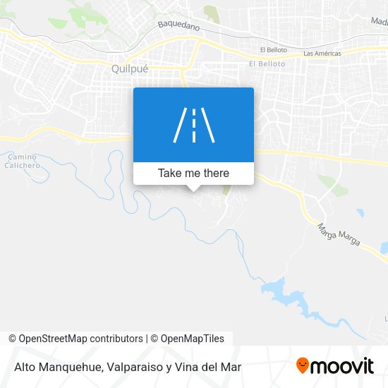 Mapa de Alto Manquehue