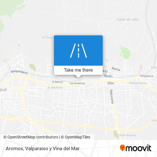 Aromos map