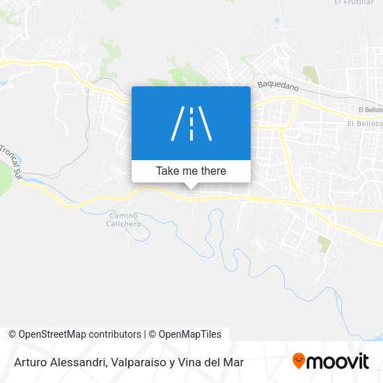 Arturo Alessandri map
