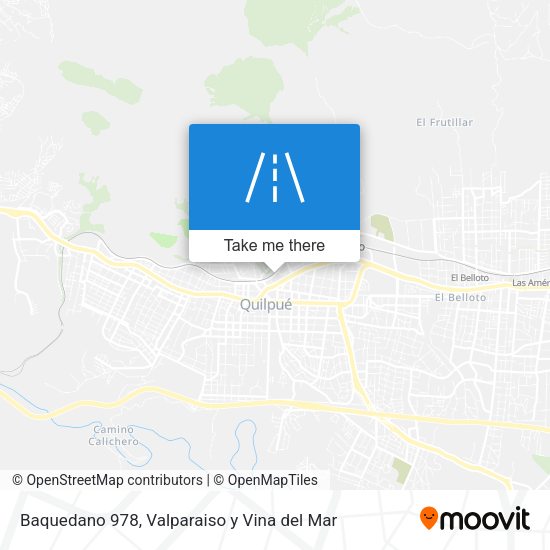 Baquedano 978 map