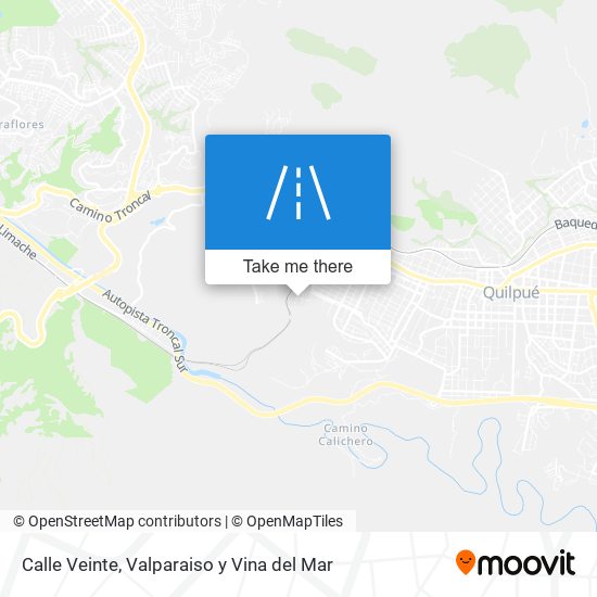 Calle Veinte map