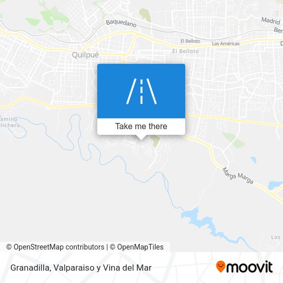 Granadilla map