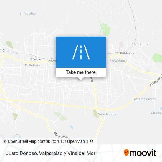 Justo Donoso map