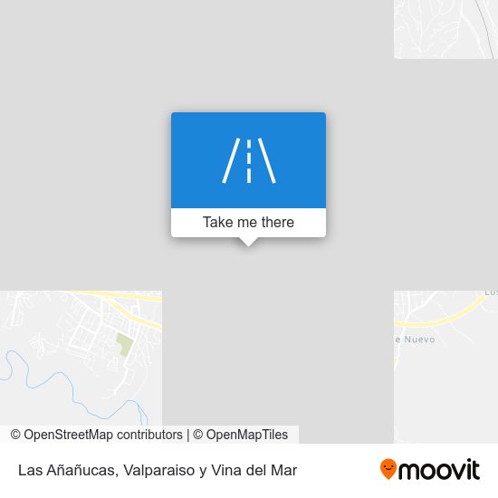 Las Añañucas map