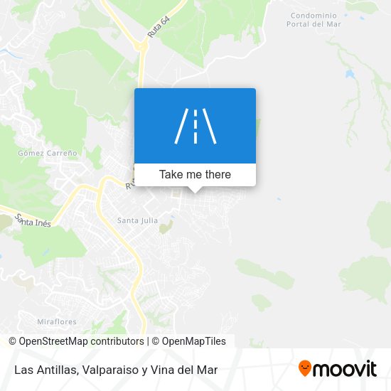 Mapa de Las Antillas