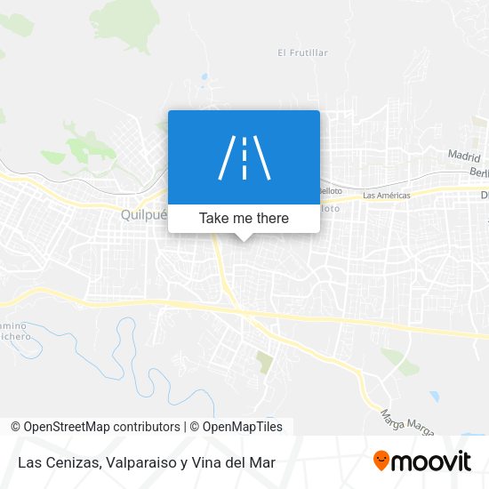 Mapa de Las Cenizas