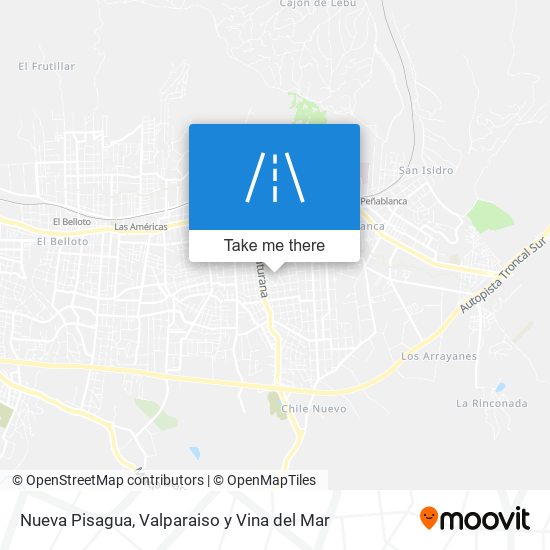 Nueva Pisagua map