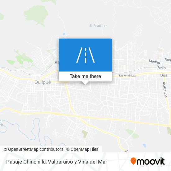 Pasaje Chinchilla map