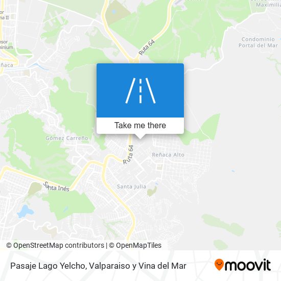 Pasaje Lago Yelcho map