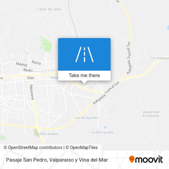 Pasaje San Pedro map
