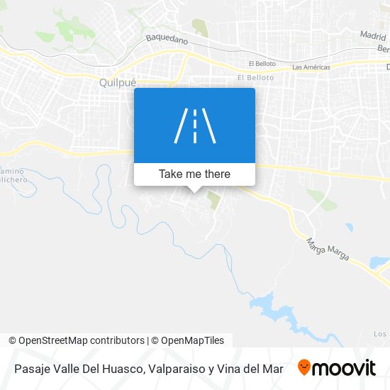 Pasaje Valle Del Huasco map