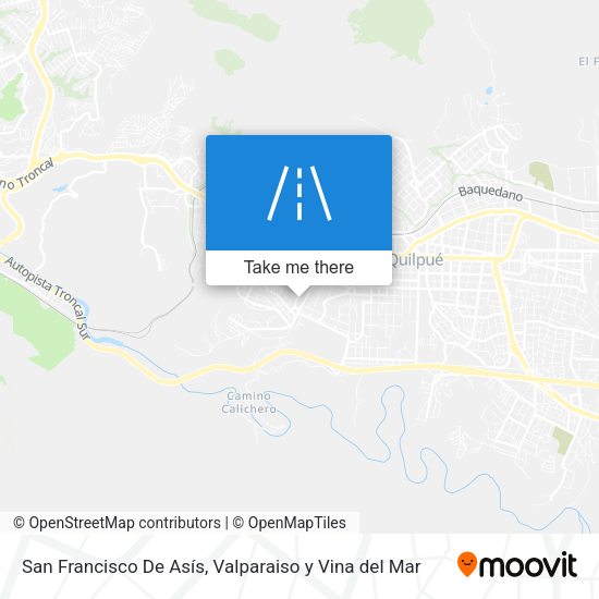San Francisco De Asís map