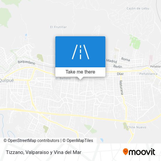 Mapa de Tizzano