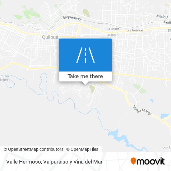 Mapa de Valle Hermoso