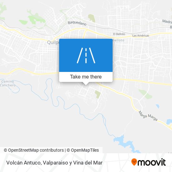 Volcán Antuco map