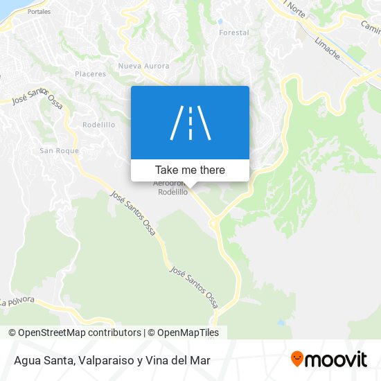 Agua Santa map