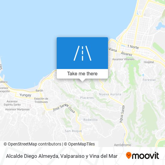 Mapa de Alcalde Diego Almeyda