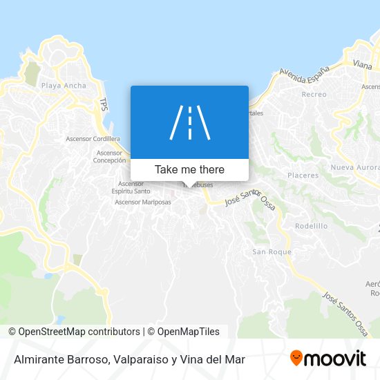 Almirante Barroso map
