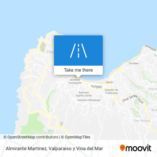 Almirante Martínez map