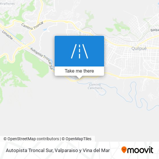Autopista Troncal Sur map