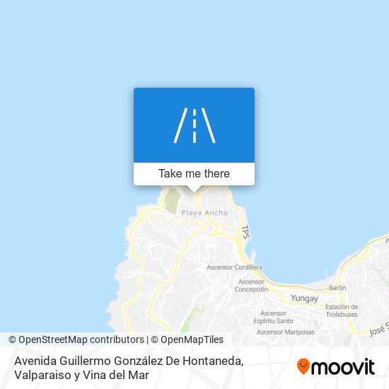 Avenida Guillermo González De Hontaneda map