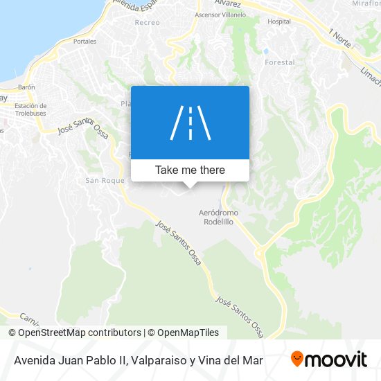 Mapa de Avenida Juan Pablo II