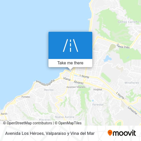 Mapa de Avenida Los Héroes