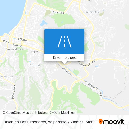 Avenida Los Limonares map