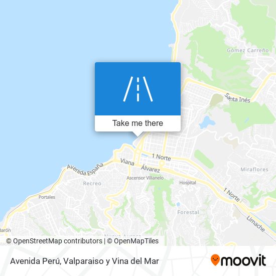 Avenida Perú map