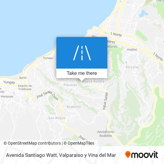 Avenida Santiago Watt map