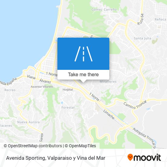 Avenida Sporting map