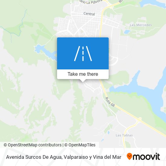 Mapa de Avenida Surcos De Agua