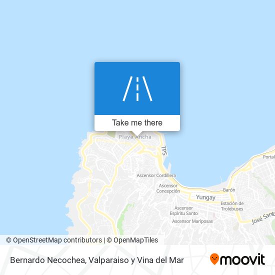 Bernardo Necochea map