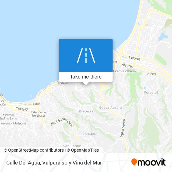 Mapa de Calle Del Agua