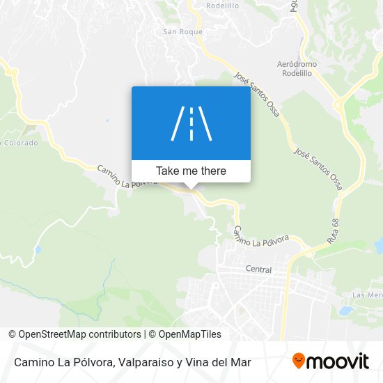 Camino La Pólvora map